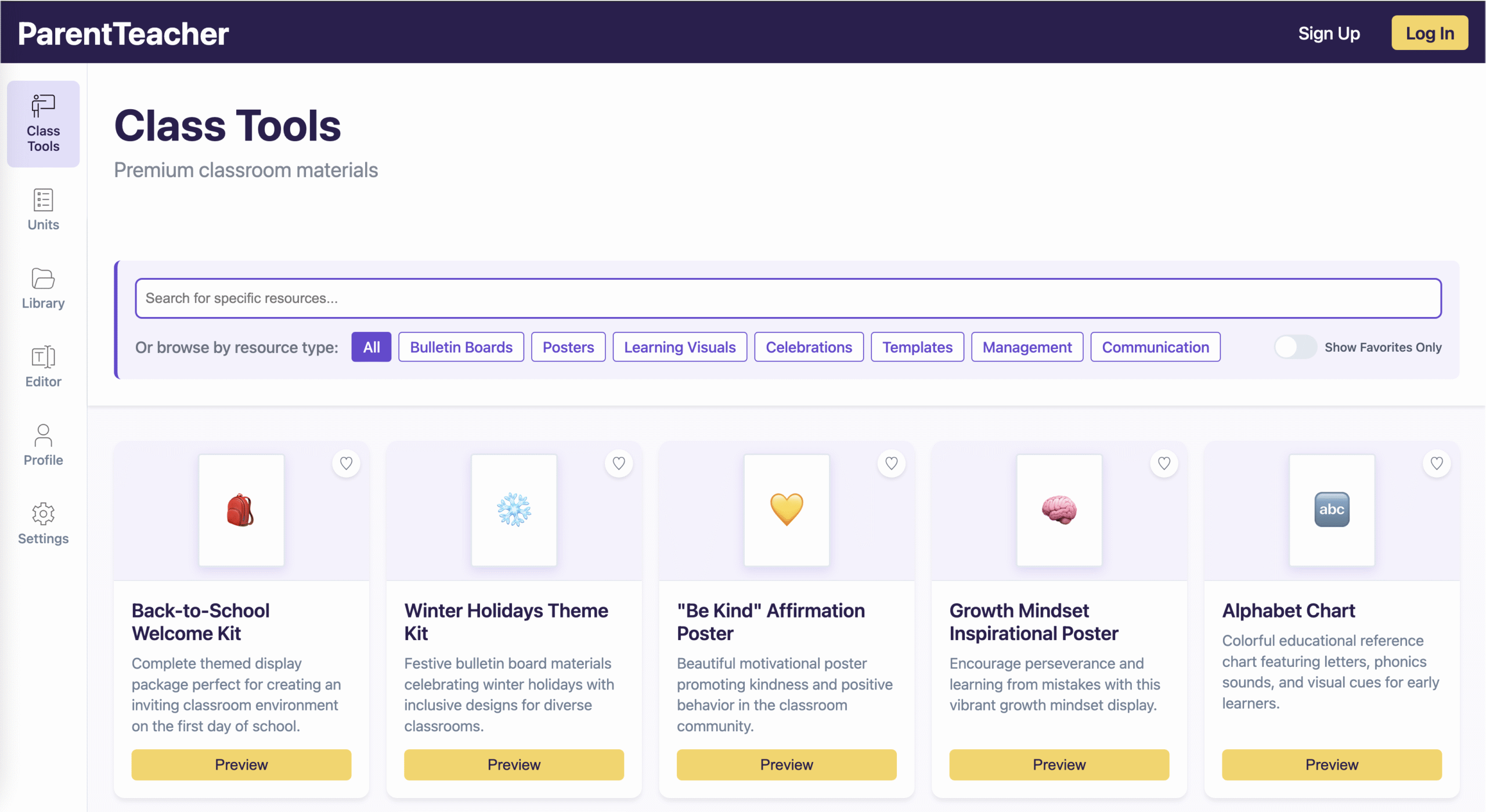 ParentTeacher.com platform