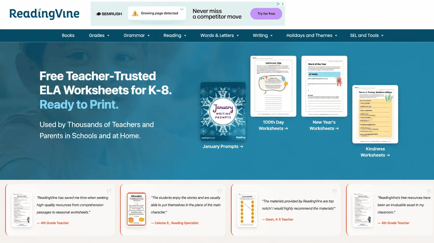 ReadingVine.com